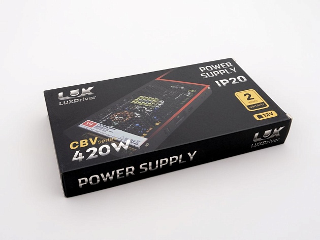 Блок питания LEDS POWER LUXDriver 420Вт 12В 002156 изображение 1 Блок питания LEDS POWER LUXDriver 420Вт 12В 002156 Фото № 1