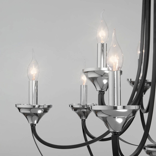 Подвесная люстра Eurosvet Lazzaro 60098/9 хром Фото № 3