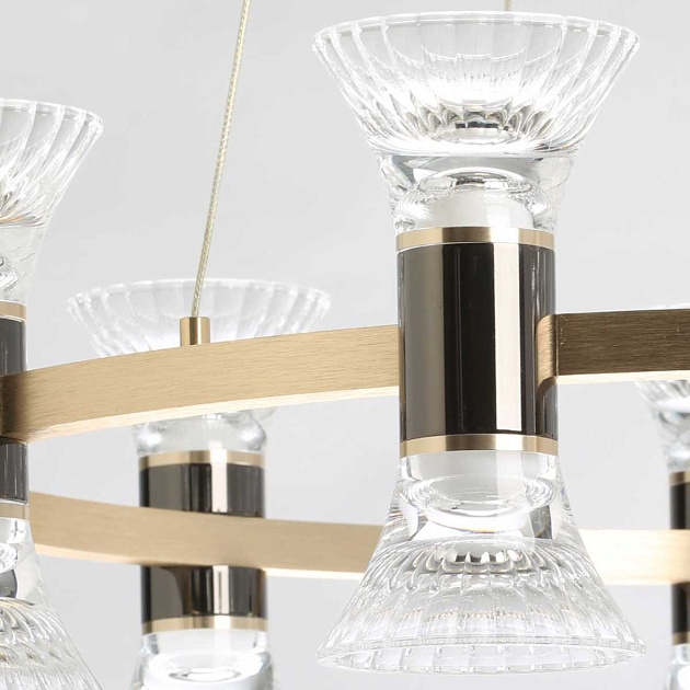 Подвесная светодиодная люстра De Markt Вальтер 551012709 Фото № 7