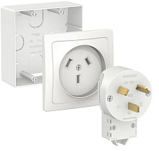 Комплект силовой 2К+З Systeme Electric Blanca 32A 250V белый BLNSK003231
