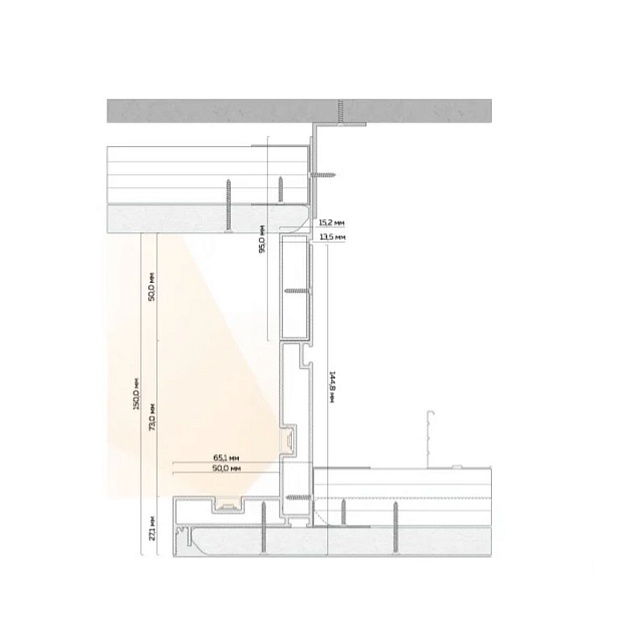 Переход уровней белый FerGipps УТ000002891 изображение 2 Переход уровней белый FerGipps УТ000002891 Фото № 2