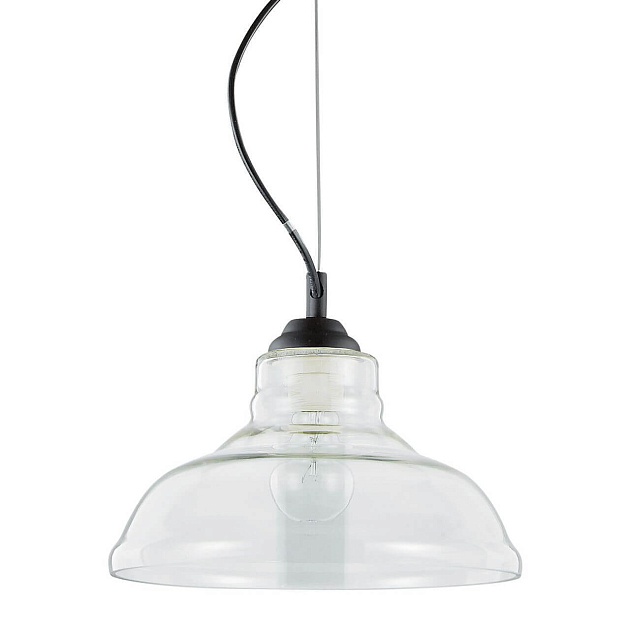 Подвесной светильник Ideal Lux Bistro SP1 Plate Trasparente 112336 Фото № 1