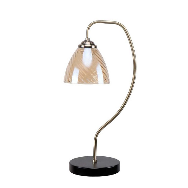 Настольная лампа ЭкономСвет 13115/1T AB+MBK BR Фото № 1