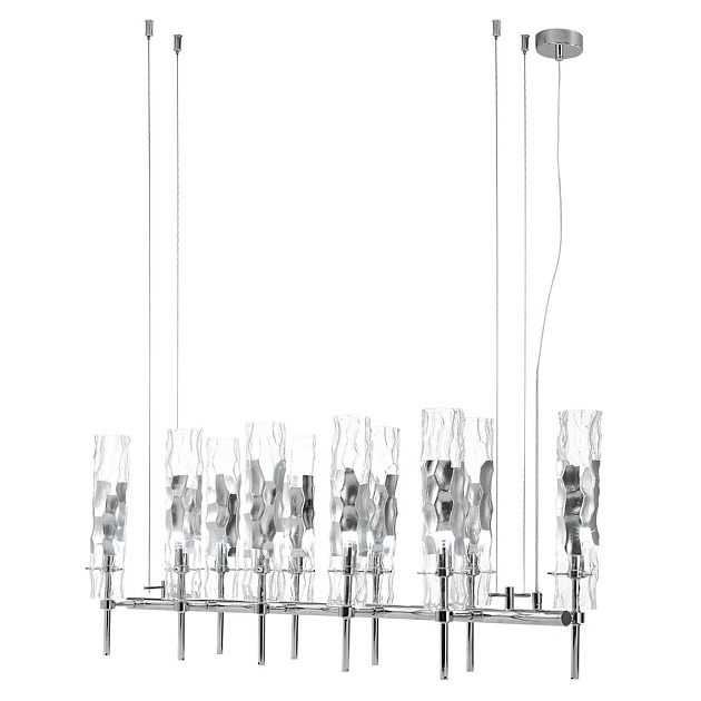 Подвесная люстра Crystal Lux Primavera SP10 Chrome изображение 4 Подвесная люстра Crystal Lux Primavera SP10 Chrome Фото № 4