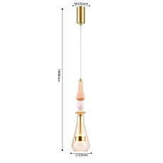 Подвесной светодиодный светильник Favourite Dolci 4464-1P 1