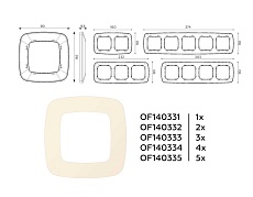 Рамка AMBRELLA VOLT OF140333 3