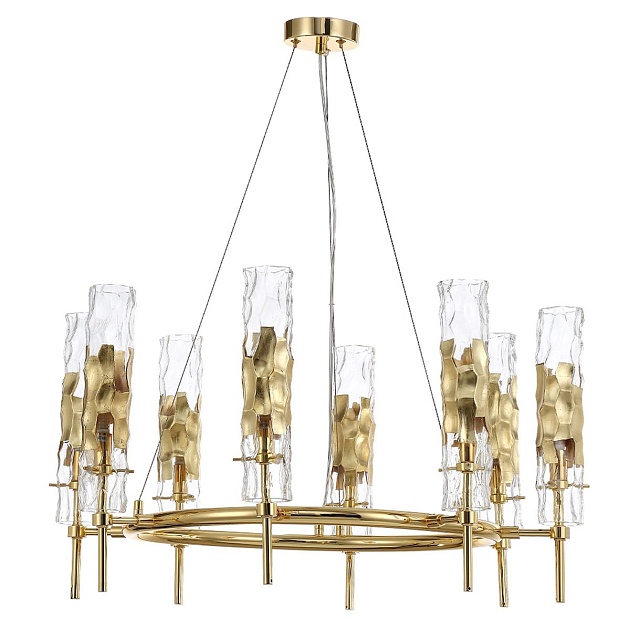 Подвесная люстра Crystal Lux Primavera SP8 Gold изображение 4 Подвесная люстра Crystal Lux Primavera SP8 Gold Фото № 4