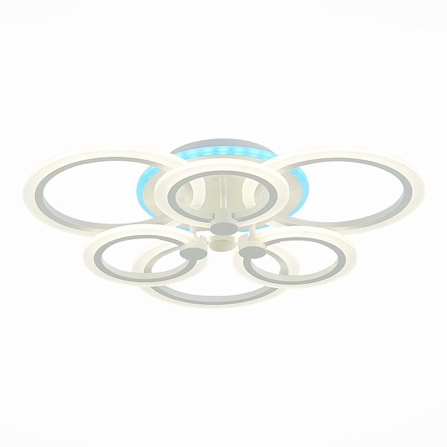 Потолочная светодиодная люстра Evoluce Cerina SLE500652-06RGB изображение 1 Потолочная светодиодная люстра Evoluce Cerina SLE500652-06RGB Фото № 1