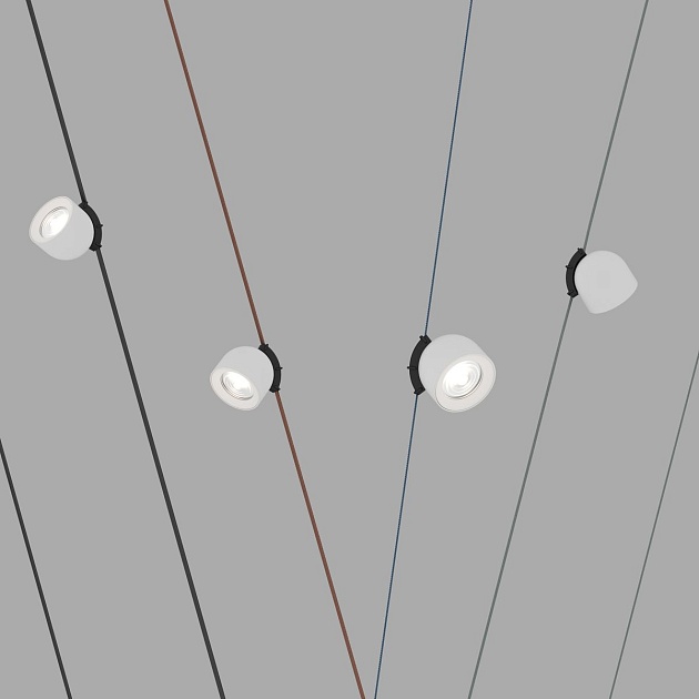 Трековый светодиодный светильник Denkirs Belty Spot DK5540-WH+BK Фото № 5