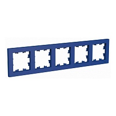 Рамка 5-постовая Systeme Electric AtlasDesign аквамарин ATN001105