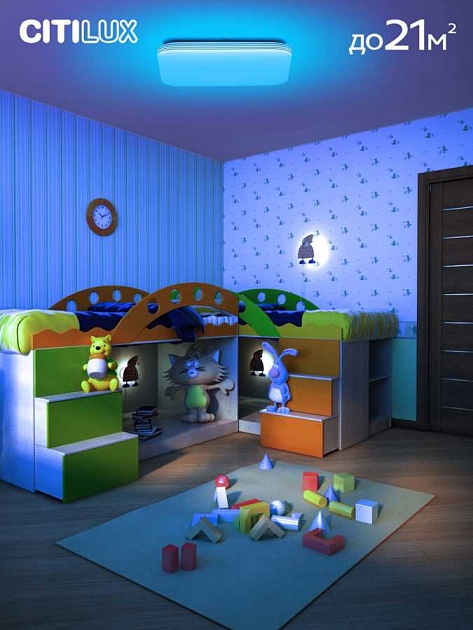 Потолочный светодиодный светильник Citilux Симпла CL714K680G Фото № 5