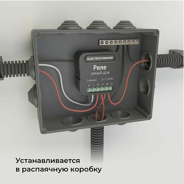 Реле Wi-Fi Elektrostandard 76007/00 4690389185083 изображение 3 Реле Wi-Fi Elektrostandard 76007/00 4690389185083 Фото № 3
