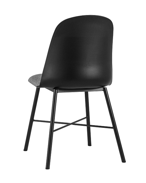 Кухонный стул Stool Group Shell с мягким сиденьем черный 8336 black Фото № 5