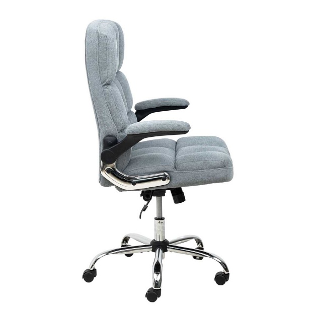 Кресло руководителя AksHome Caesar серый, велюр 86365 изображение 13 Кресло руководителя AksHome Caesar серый, велюр 86365 Фото № 13