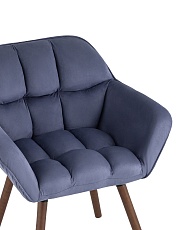 Кресло Stool Group Брайан замша синий BRUYNE HY-82 1