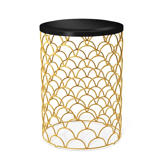 Кофейный стол Sheffilton SHT-CT24 золото/черный муар 3950027103 Фото № 1