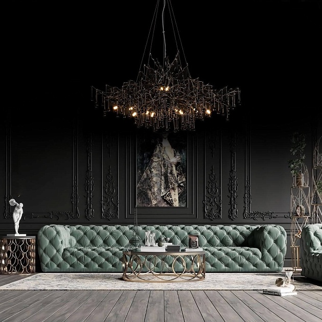 Подвесная люстра Loft IT Bijout 10067/1500 BK Фото № 10