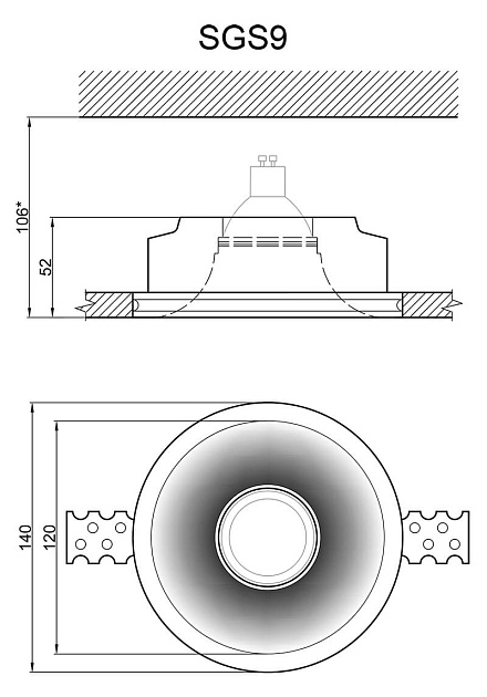 Встраиваемый светильник Artpole SGS9 изображение 3 Встраиваемый светильник Artpole SGS9 Фото № 3