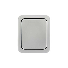 Выключатель одноклавишный Mini OG IP54, о/у, серый KRANZ KR-78-0835 1