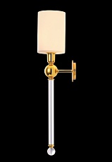 Бра Crystal Lux Mirabella AP1 Gold/White 5