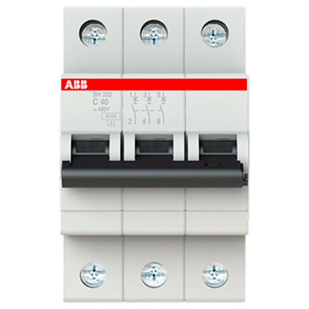 Автоматический выключатель 3-полюсной SH203 C 40 2CDS213001R0404 Фото № 1