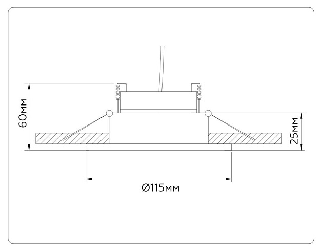 Встраиваемый светильник Ambrella light TECHNO SPOT TN52332 Фото № 3