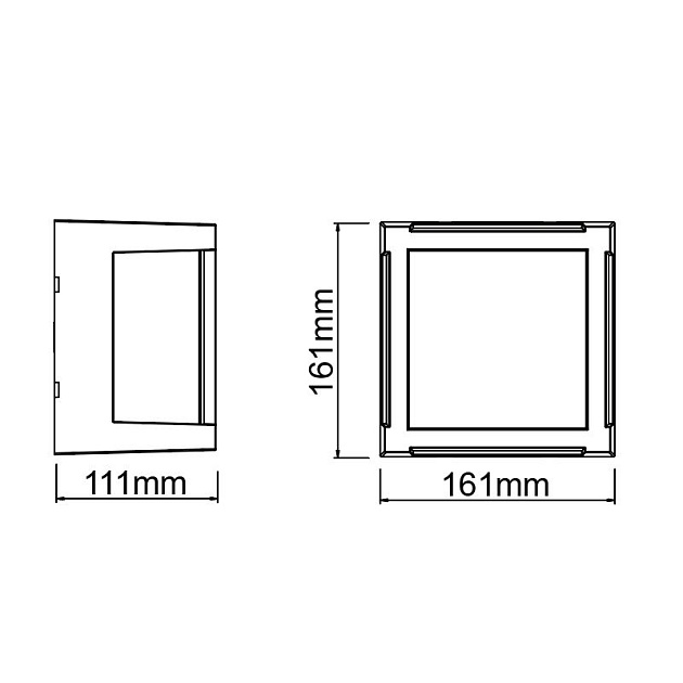 Уличный настенный светодиодный светильник Mantra Creek 8853 изображение 2 Уличный настенный светодиодный светильник Mantra Creek 8853 Фото № 2