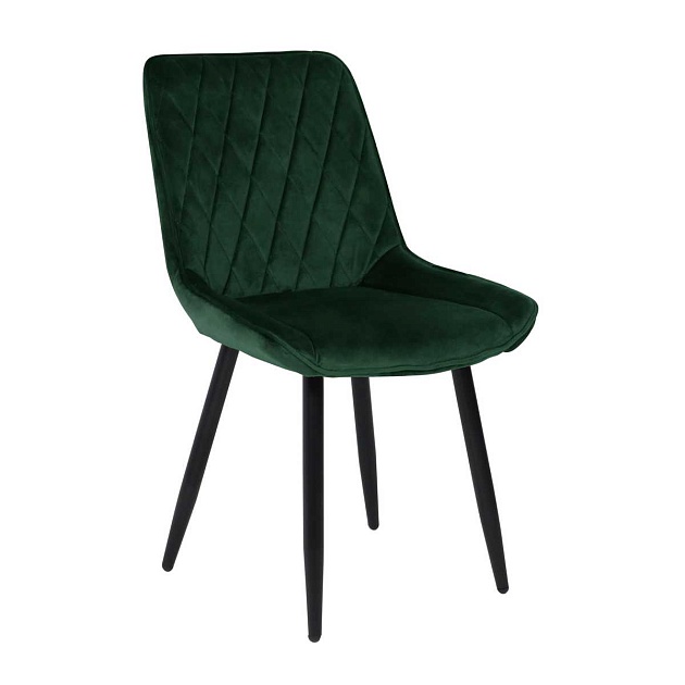 Кухонный стул AksHome Nika темно-зеленый, велюр 72322 изображение 1 Кухонный стул AksHome Nika темно-зеленый, велюр 72322 Фото № 1