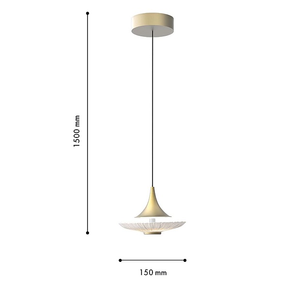 Подвесной светодиодный светильник Favourite Wilet 4657-1P Фото № 2