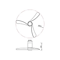 Люстра-вентилятор Mantra NEMO S 9049 2
