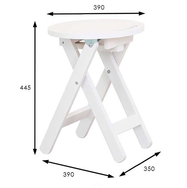 Табурет Мебелик Складной 008422 Фото № 3