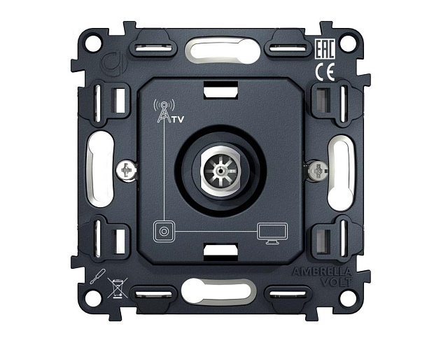 ТВ-розетка AMBRELLA VOLT VM202 Фото № 1