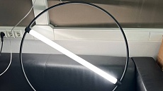 Подвесной светодиодный светильник Siled Truba Hoop 7373001 1