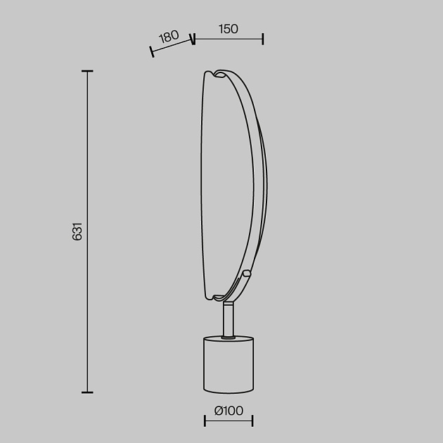 Настольная лампа Maytoni Breeze MOD281TL-L15BS3K Фото № 2