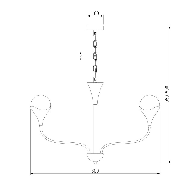 Подвесная люстра Eurosvet Calyx a068276 изображение 2 Подвесная люстра Eurosvet Calyx a068276 Фото № 2