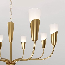 Подвесная люстра Eurosvet Rhyton 60167/8 латунь 4