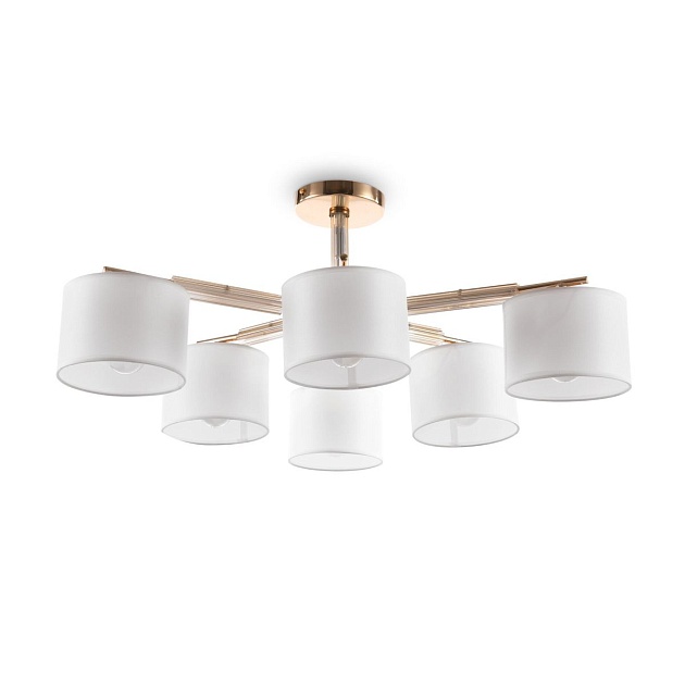 Потолочная люстра Freya Pipe FR5386CL-06G изображение 1 Потолочная люстра Freya Pipe FR5386CL-06G Фото № 1