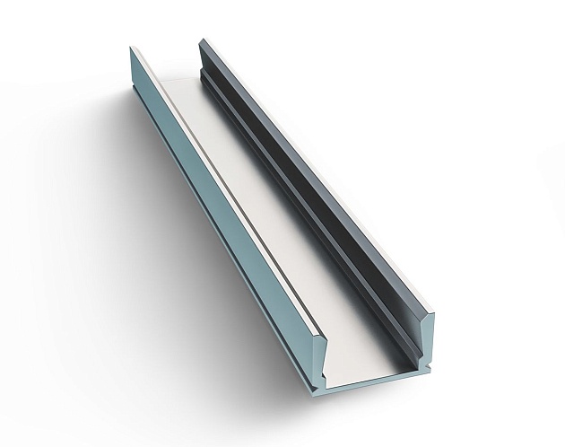 Профиль накладной серебро 1м. Apeyron 08-05-01 Фото № 1