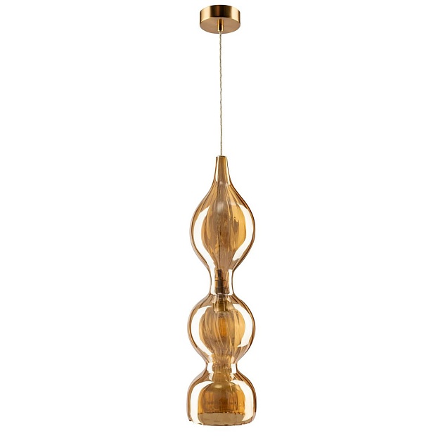 Подвесной светильник Crystal Lux Iris SP1 B Amber изображение 5 Подвесной светильник Crystal Lux Iris SP1 B Amber Фото № 5