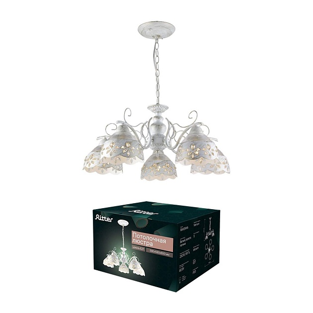 Подвесная люстра Ritter Ravenna 52514 1 изображение 3 Подвесная люстра Ritter Ravenna 52514 1 Фото № 3