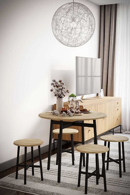 Кухонный стол Мебелик Медисон 006943 изображение 5 Кухонный стол Мебелик Медисон 006943 Фото № 5