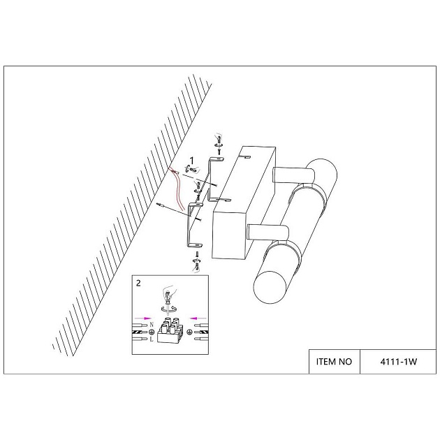 Бра Favourite Cuero 4111-1W Фото № 3