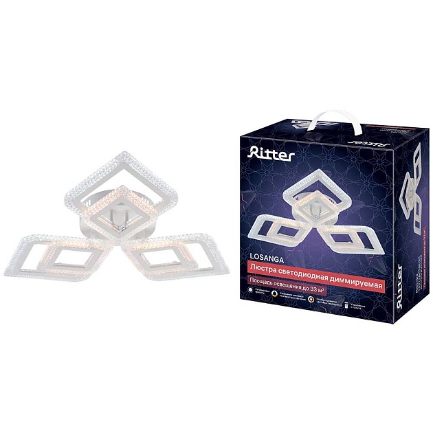 Потолочная люстра Ritter LOSANGA 52929 7 изображение 1 Потолочная люстра Ritter LOSANGA 52929 7 Фото № 1