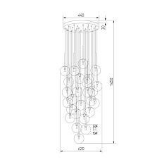 Подвесная люстра TK Lighting 10099 Nilos 1