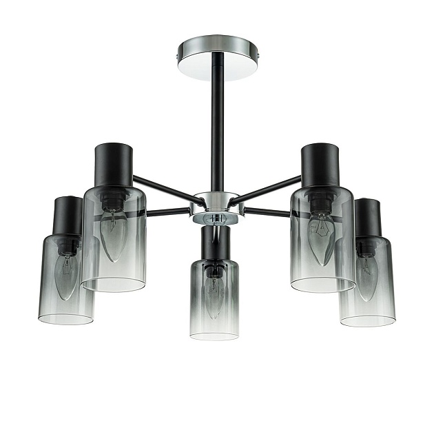 Потолочная люстра Escada Diversity 2120/5P Black изображение 1 Потолочная люстра Escada Diversity 2120/5P Black Фото № 1