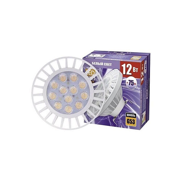 Лампа светодиодная Jazzway G53 12W 4000K матовая 1033895 изображение 1 Лампа светодиодная Jazzway G53 12W 4000K матовая 1033895 Фото № 1