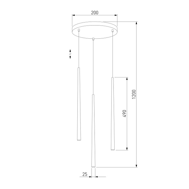 Подвесная люстра TK Lighting 6413 Piano Black изображение 2 Подвесная люстра TK Lighting 6413 Piano Black Фото № 2