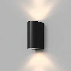 Уличный настенный светильник Denkirs Narvik DK9791-BK