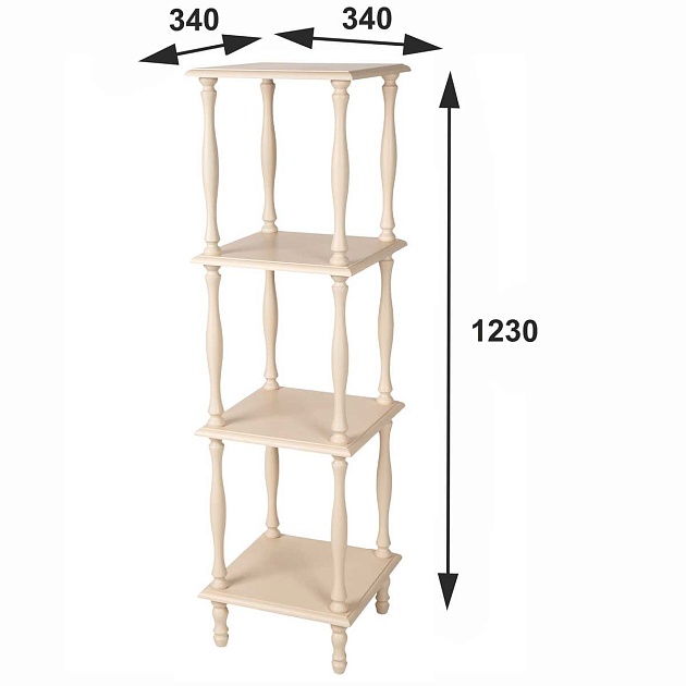 Этажерка Мебелик П 8 002090 изображение 3 Этажерка Мебелик П 8 002090 Фото № 3