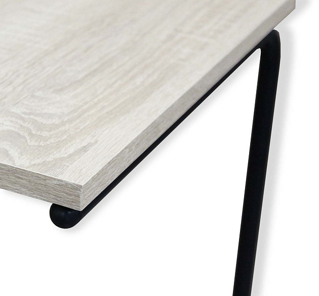 Журнальный стол Sheffilton SHT-CT9 дуб беленый/черный муар 7118870401 Фото № 4